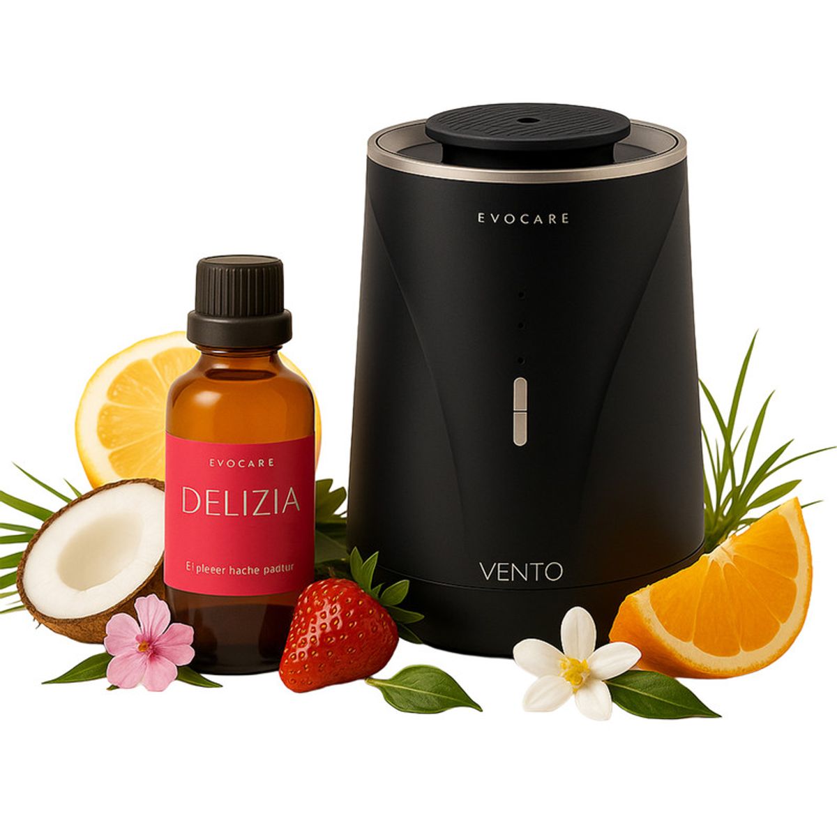 KINEGUN PRO - Pack Difusor inalámbrico Vento Negro + 30 ml Aceite – Delizia Cocco
