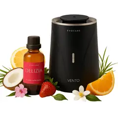 KINEGUN PRO - Pack Difusor inalámbrico Vento Negro + 30 ml Aceite – Delizia Cocco