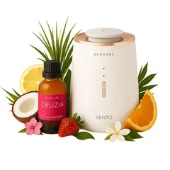 KINEGUN PRO - Pack Difusor inalámbrico Vento Blanco + 30 ml Aceite – Delizia Cocco