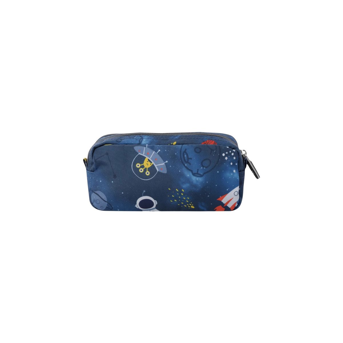 TOTTO - Estuche Escolar Multiuso Totto Durable Y Práctico Cartucher 4LU Espacial Pequeño