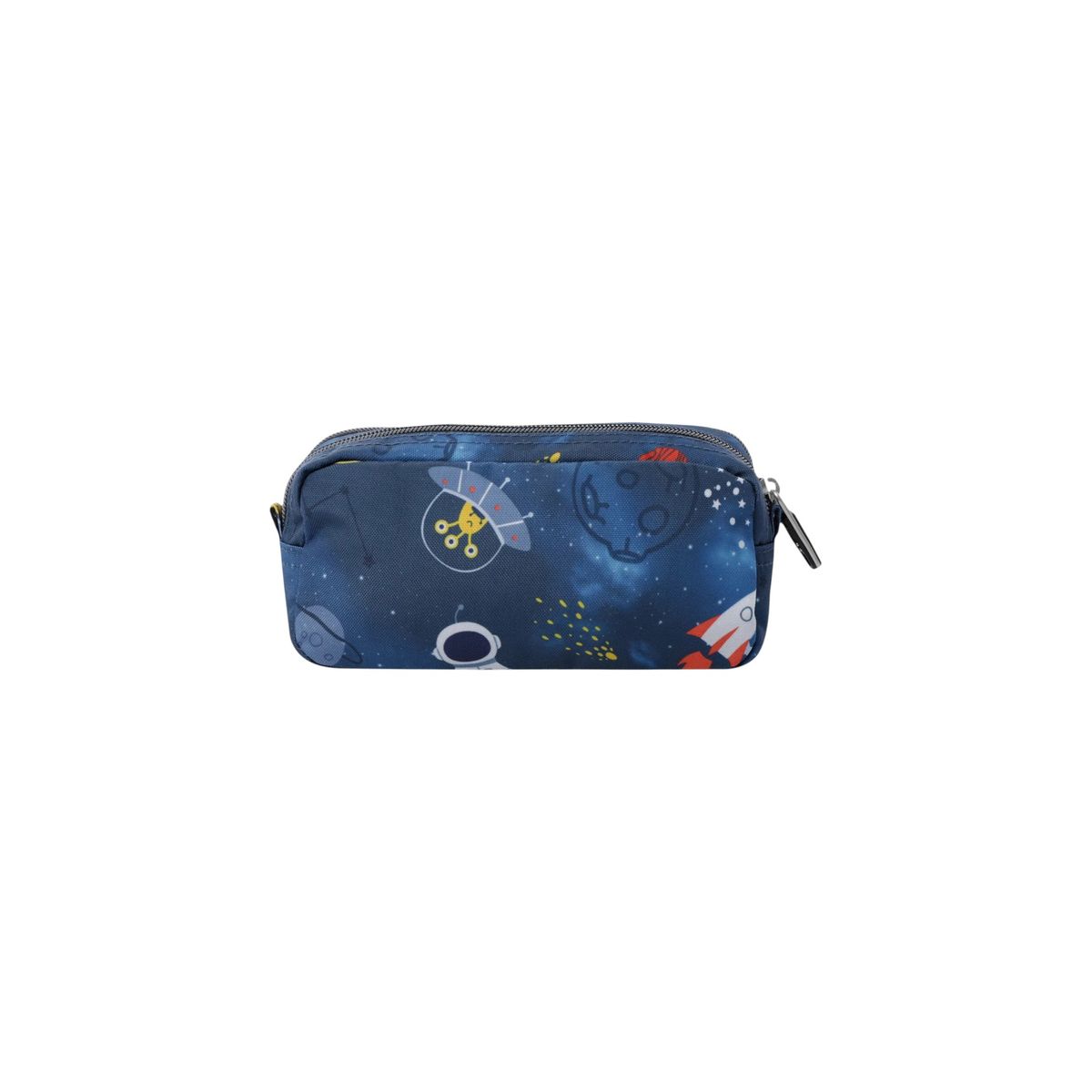 TOTTO - Estuche Escolar Multiuso Totto Durable Y Práctico Cartucher 4LU Espacial Pequeño