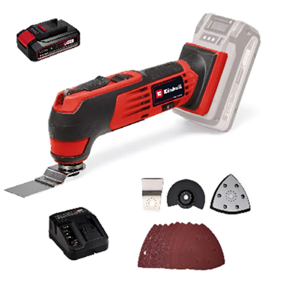 EINHELL - Herramienta Oscilante Multiuso 18v Te-mg 181 Li - Solo 4465195-12