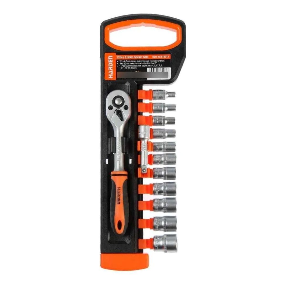 METALFER - Pack De Llave Chicharra 1 /4 Pulgada Y Juego De Dados.