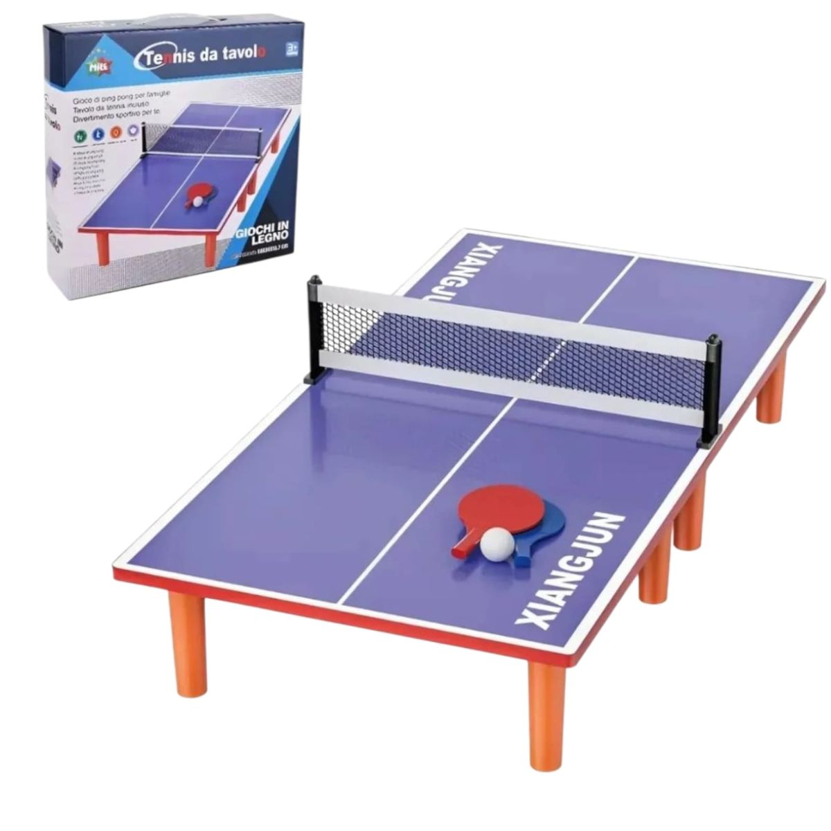 GENERICO - Mini Mesa De Ping Pong Portátil Plegable