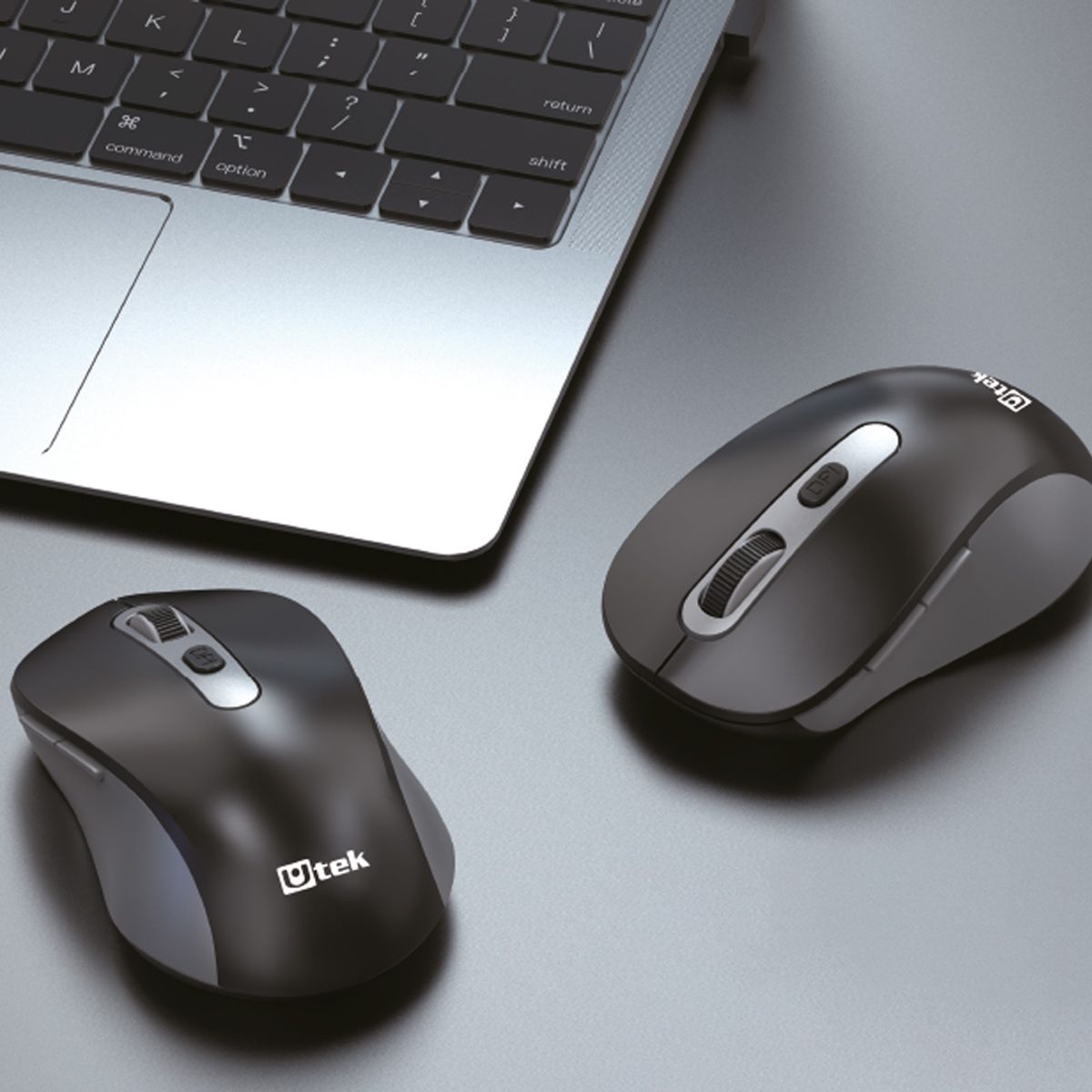 UTEK - Mouse Inalámbrico 6 botones 2400dpi UT-MOW620 UTEK