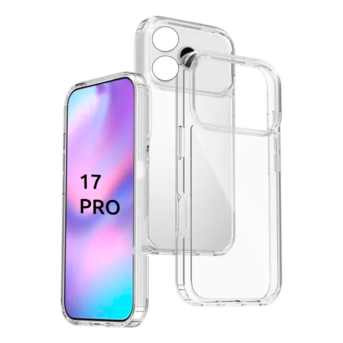 CARCASIA - Carcasa Transparente para iPhone 17 PRO