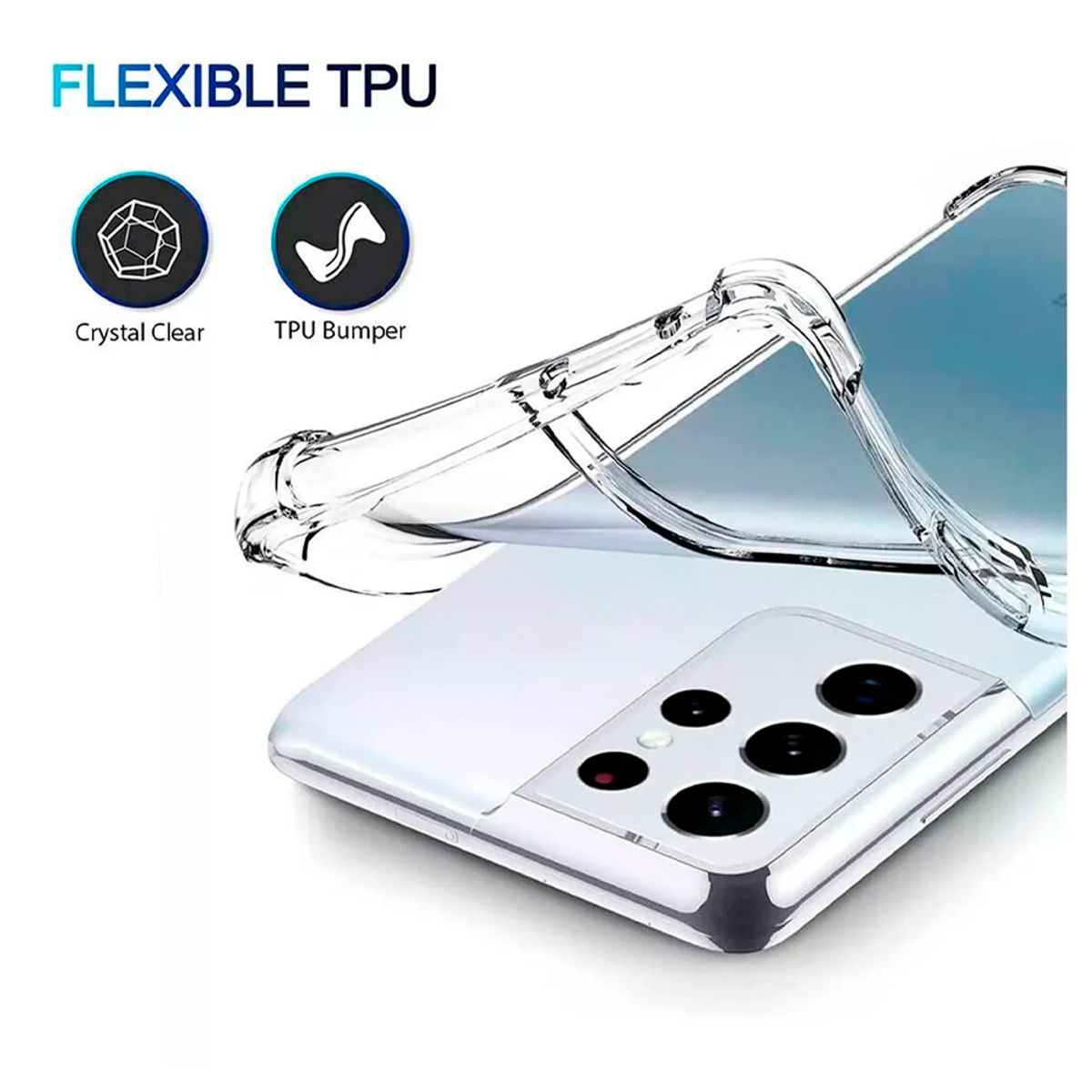 CARCASIA - Carcasa Transparente para iPhone 17 PRO