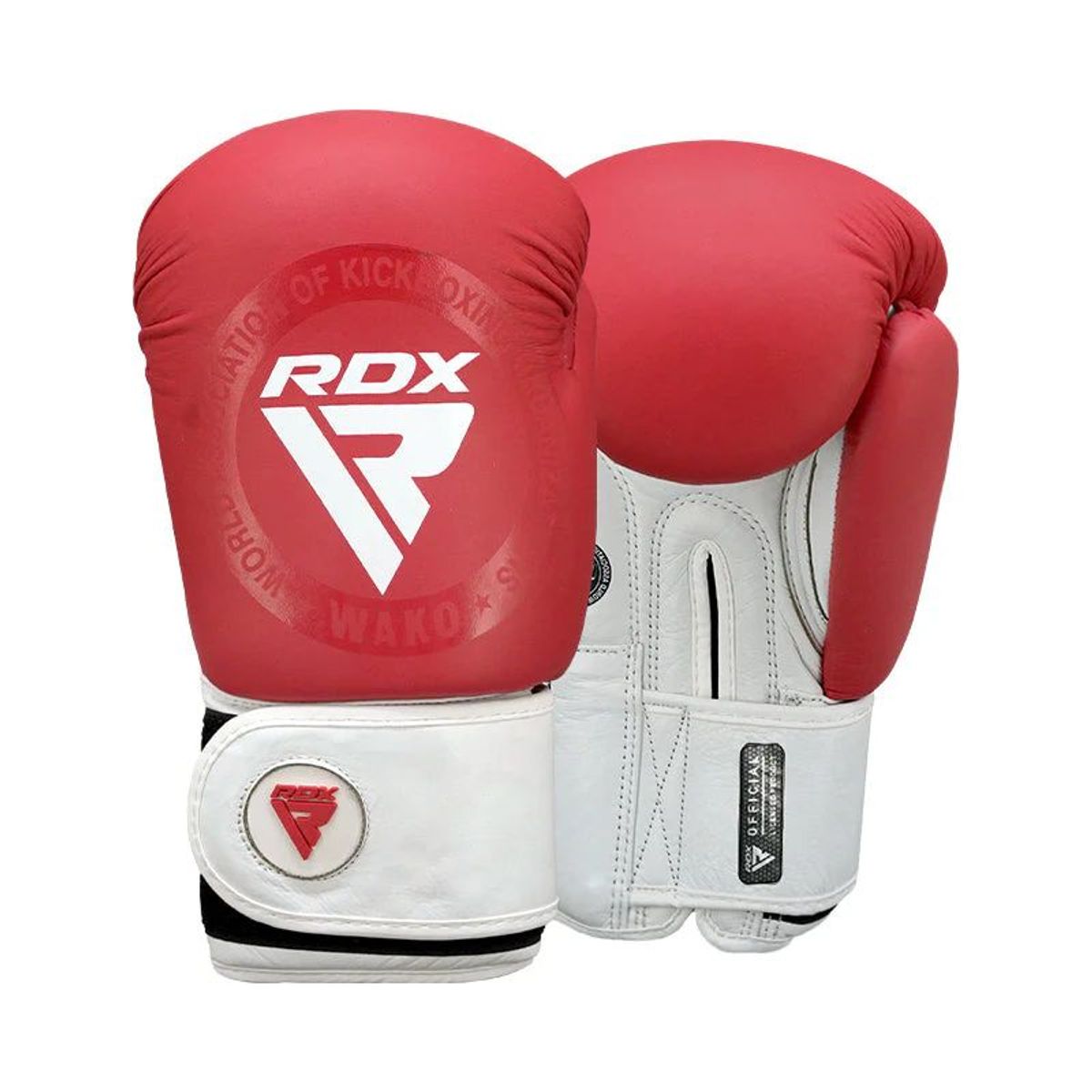 RDX - Guante de Boxeo Wako T1 Rojo 12oz