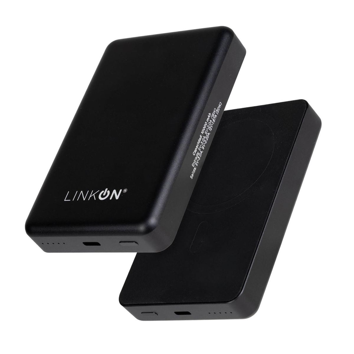 LINKON - Bateria Externa Cargador iPhone Portatil Linkon Magsafe - Negro