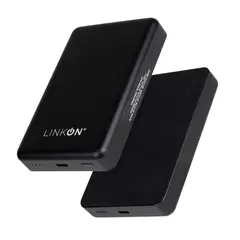 LINKON - Bateria Externa Cargador iPhone Portatil Magsafe - Negro