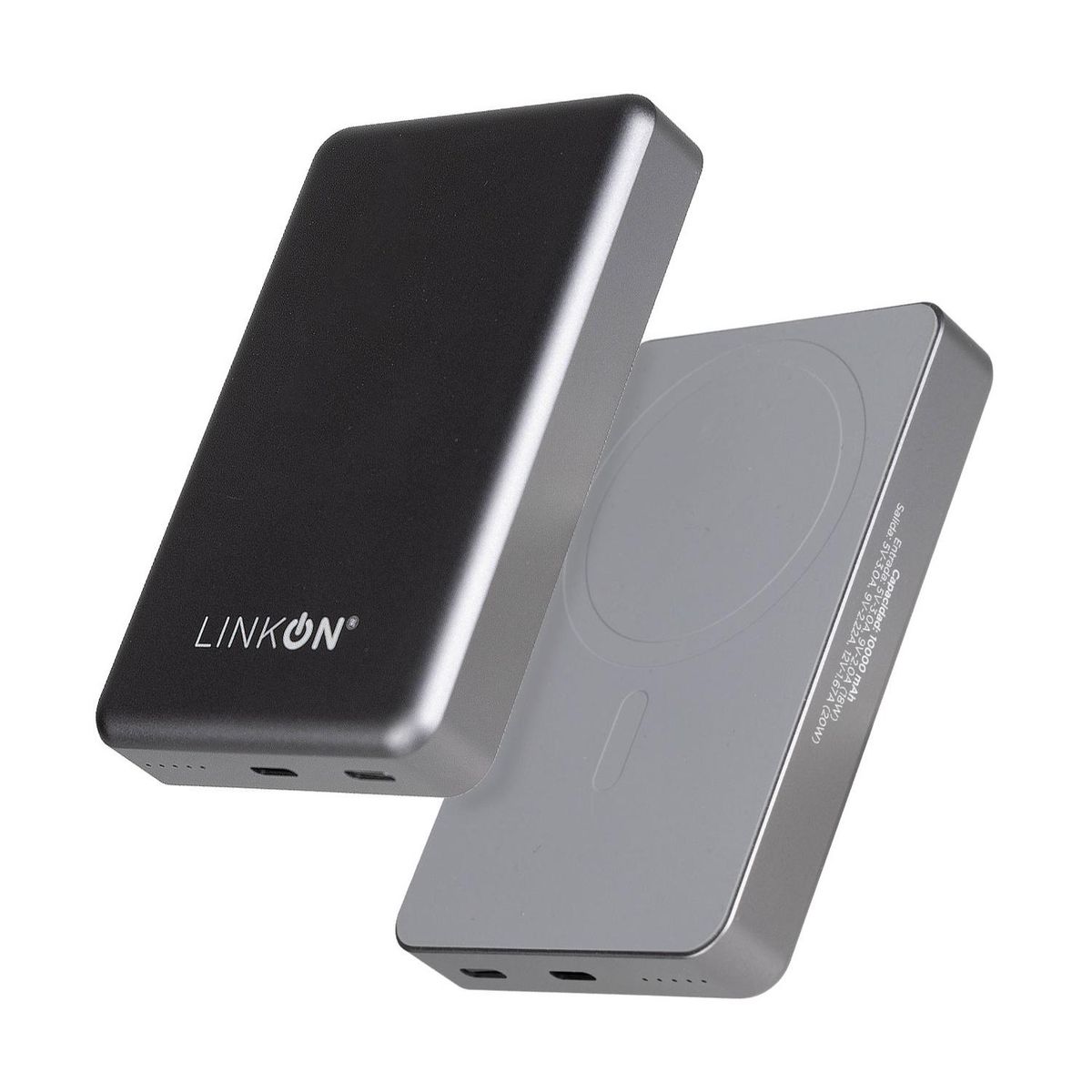 LINKON - Bateria Externa Cargador iPhone Portatil Linkon Magsafe - Plateado