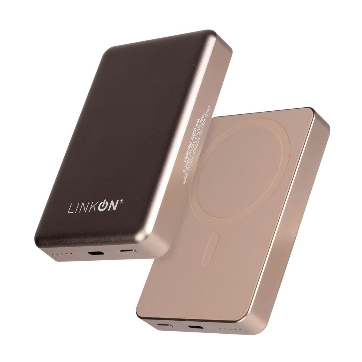 LINKON - Bateria Externa Cargador iPhone Portatil Linkon Magsafe - Dorado