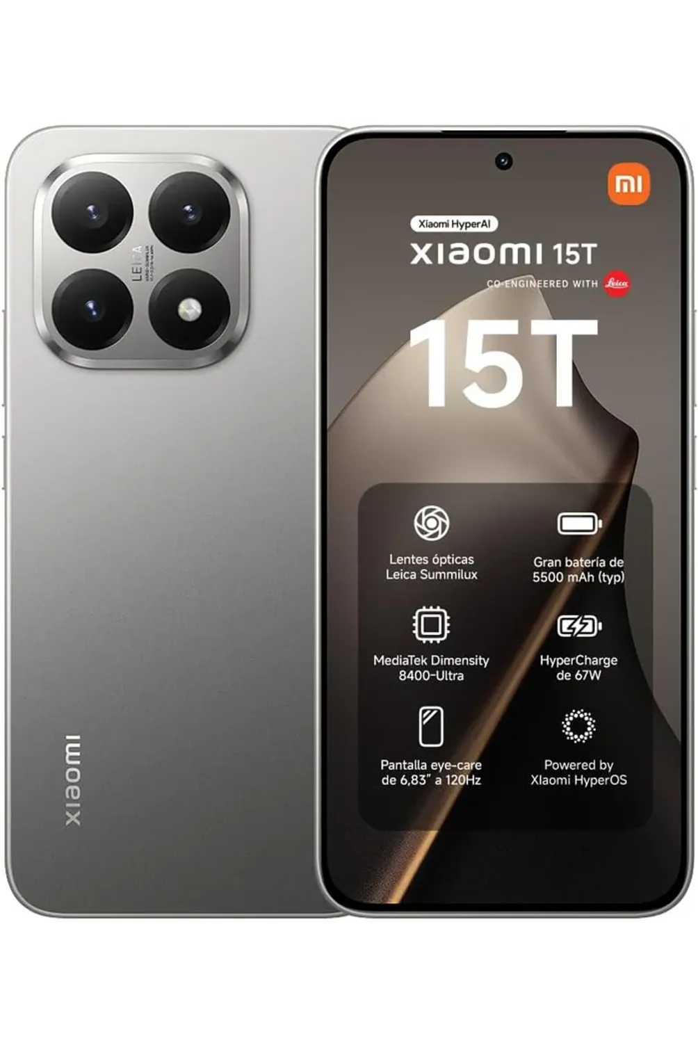 XIAOMI Xiaomi 15T 12G RAM+ 512G Triple Cámara Leica Resistente