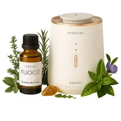 KINEGUN PRO - Pack Difusor inalámbrico Vento Blanco + 30 ml Aceite - Fuoco Brivido