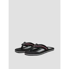 TOMMY HILFIGER - Sandalias Con Cinta Distintiva Negro