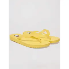 TOMMY HILFIGER - Sandalias Con Suela Dentada Y Logo Amarillo Tommy Jeans