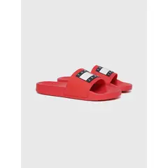 TOMMY HILFIGER - Sandalias Con Parche Essential Rojo Tommy Jeans
