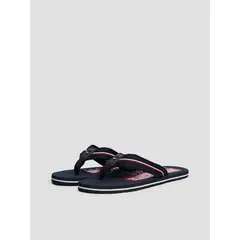 TOMMY HILFIGER - Sandalias Con Cinta Distintiva Azul