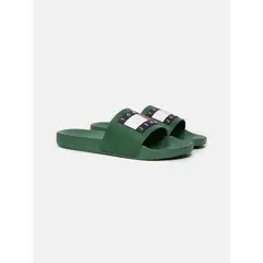 TOMMY HILFIGER - Sandalias Con Parche Essential Verde Tommy Jeans