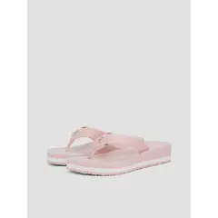 TOMMY HILFIGER - Sandalias De Cuña Con Monograma Th Rosado