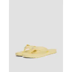 TOMMY HILFIGER - Sandalias Con Inscripción Tonal En Tiras Amarillo