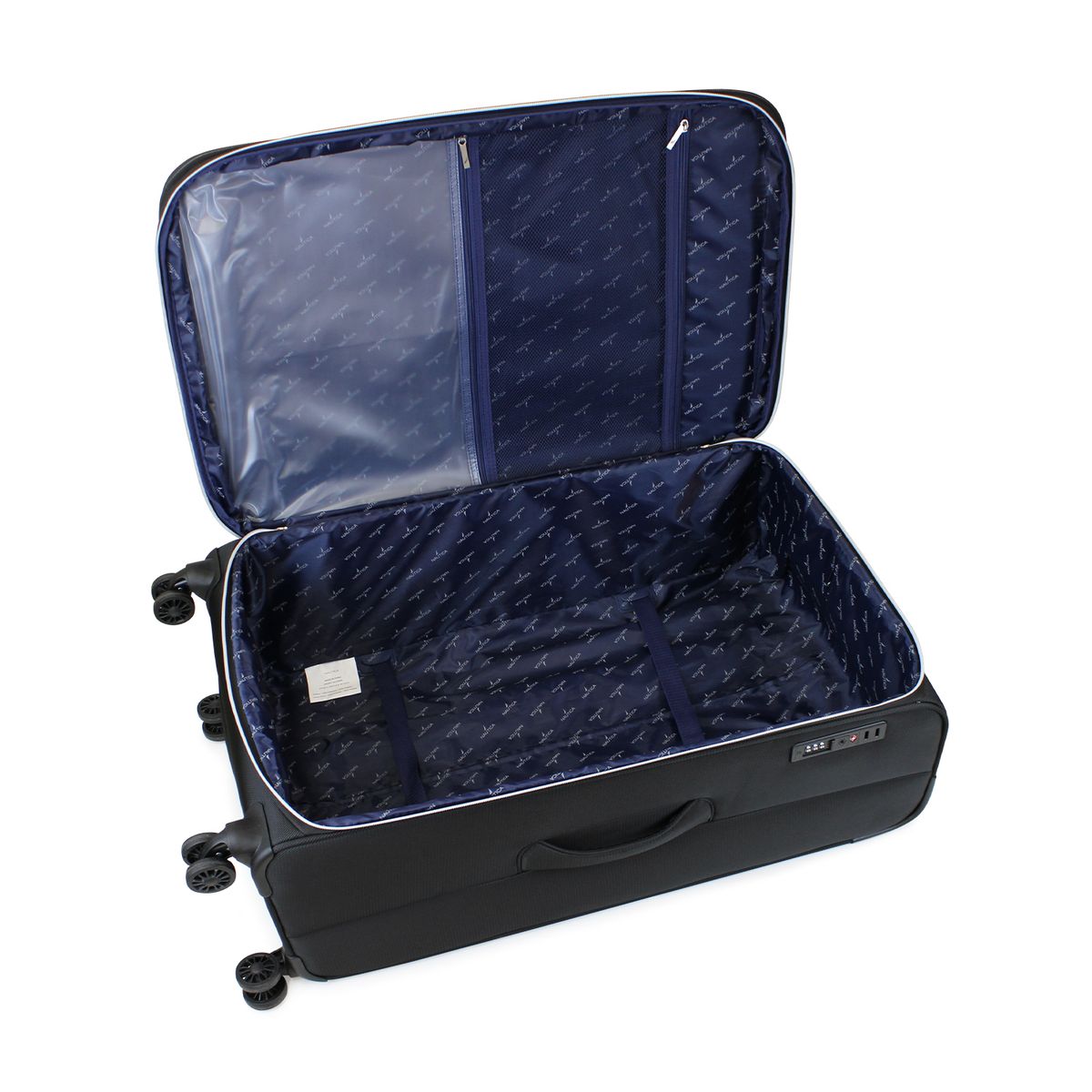 NAUTICA - Maleta blanda de tela mediana Nautica Valencia 20kg negra