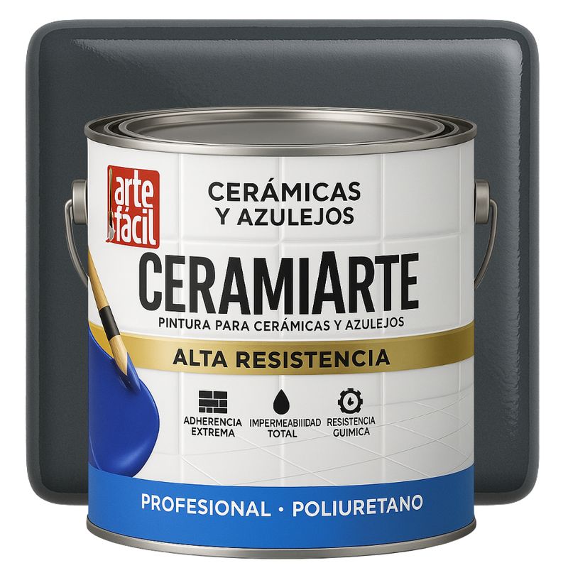 GENERICO - PINTURA CERAMICA AZULEJOS - GALON GRIS GRAFITO