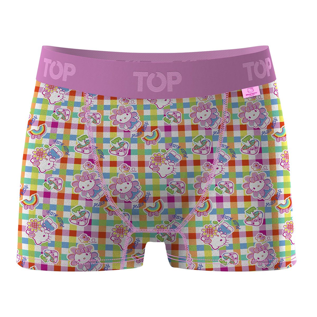 TOP - Bóxer Medio NIÑA  Algodón Pack 3 Hello Kitty C4 Top