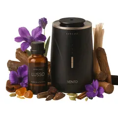 KINEGUN PRO - Pack Difusor inalámbrico Vento Negro + 30 ml Aceite Lusso Splendore
