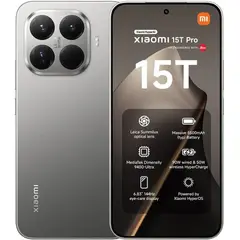 XIAOMI - 15T Pro 12G RAM+ 512G Triple Cámara Leica Resistente agua IP68 Grey