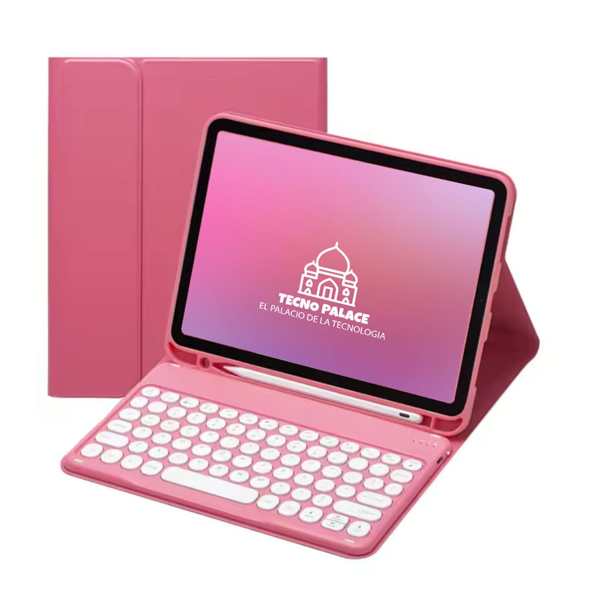GENERICO - Fundas Teclado 2.0 Para Tablet Samsung S11-S10Lite-S10Fe-S9-S9Fe-S8-S7- Letra Ñ