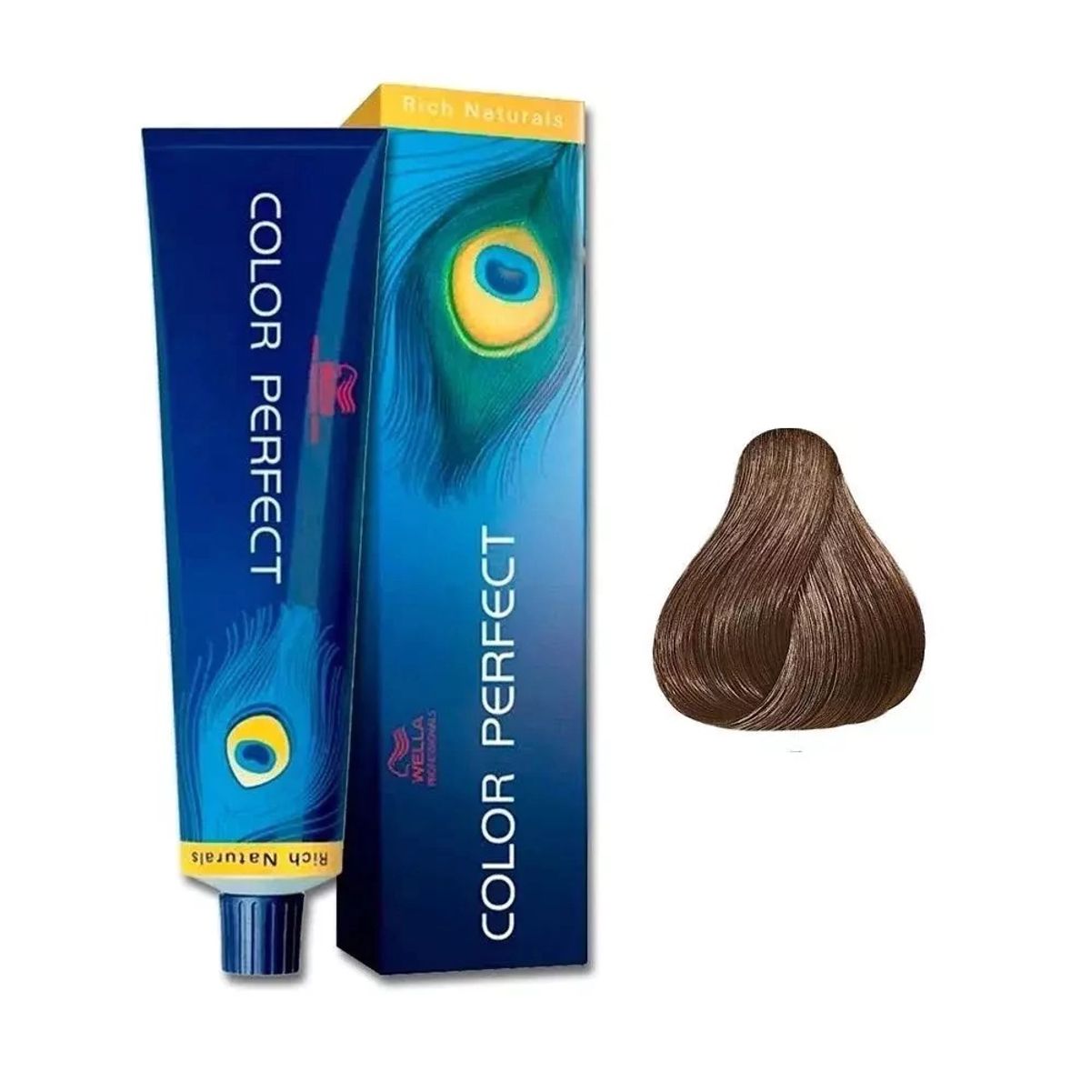 WELLA - Tinte para Cabello Wella Color Perfect 6.3 Rubio Oscuro Dorado 60ml