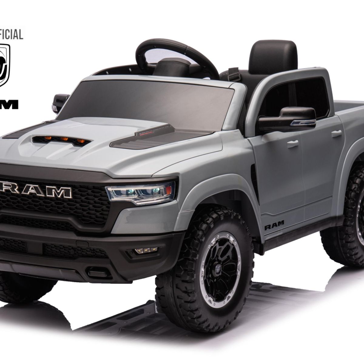 KIDSCOOL - Camioneta Ram 1500 Truck Gris 12V