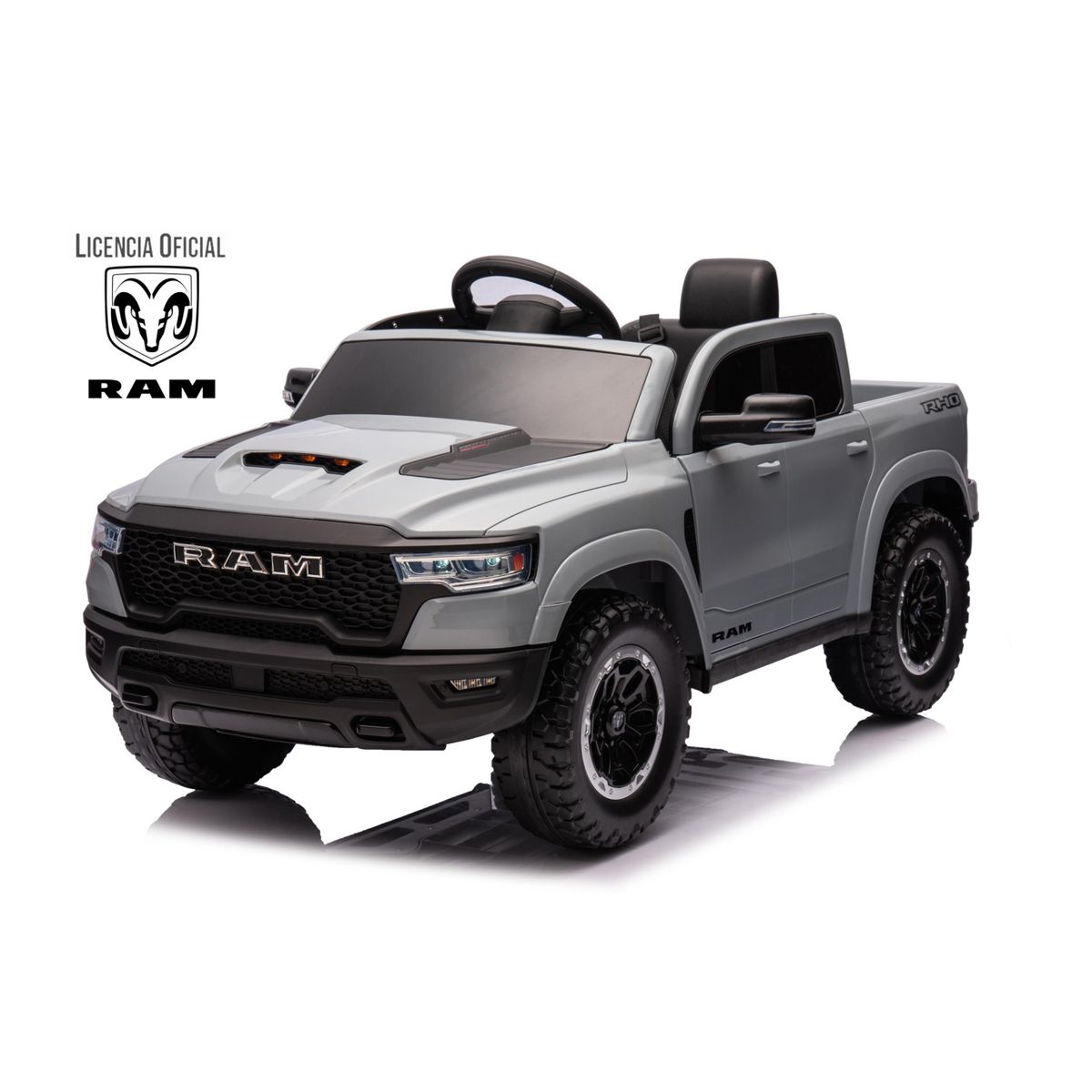 KIDSCOOL - Camioneta Ram 1500 Truck Gris 12V