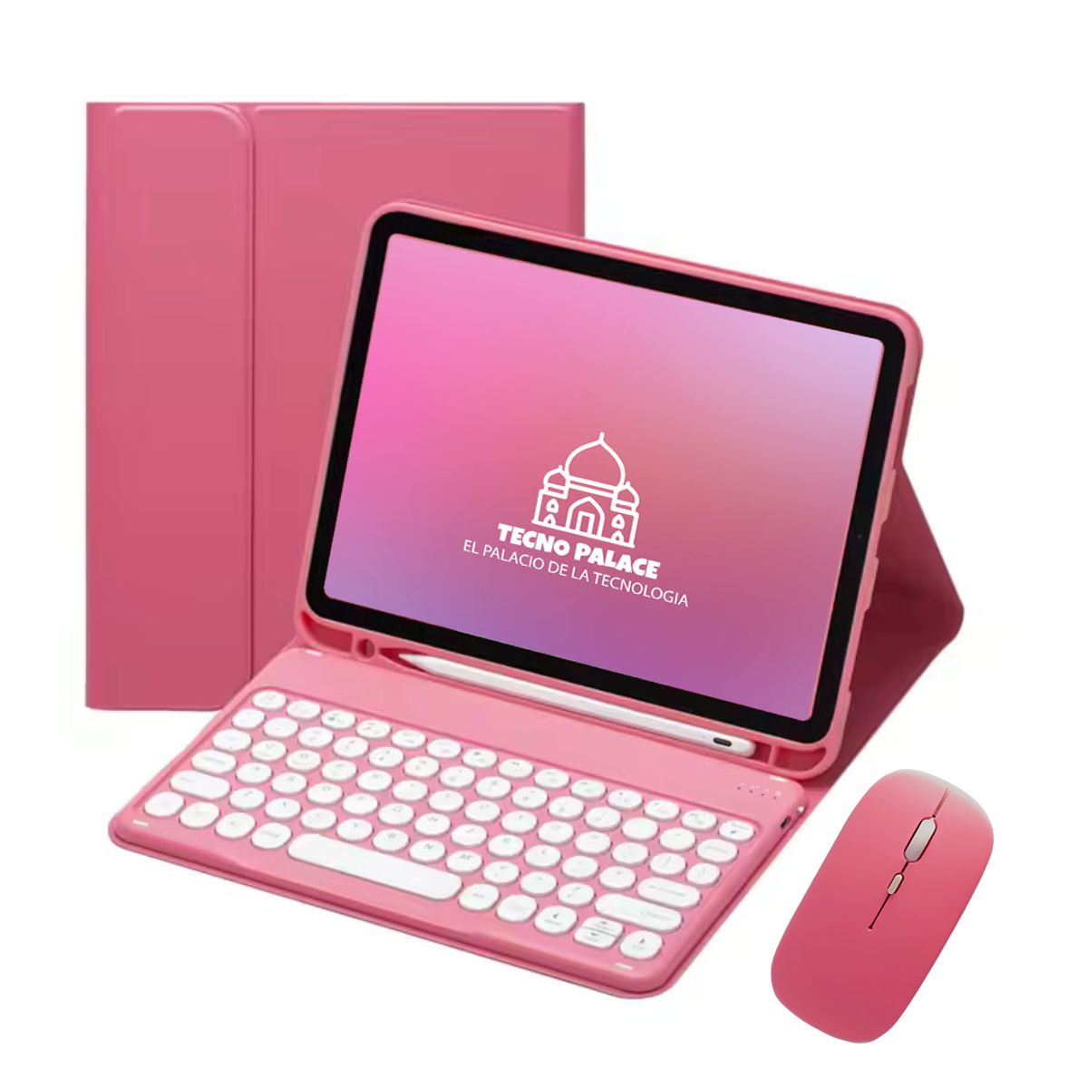 GENERICO - Funda Teclado 2.0 y Mouse Para Galaxy Tab S11-S10Lite-S10Fe-S9-S9Fe-S8-S7- Letra Ñ