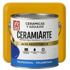 GENERICO - PINTURA CERAMICA AZULEJOS - GALON AMARILLO MOSTAZA
