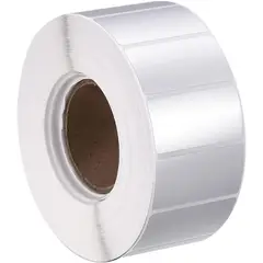 SELLOSIL - 2000 Etiquetas Activo Fijo Poliester Plata 50x30mm
