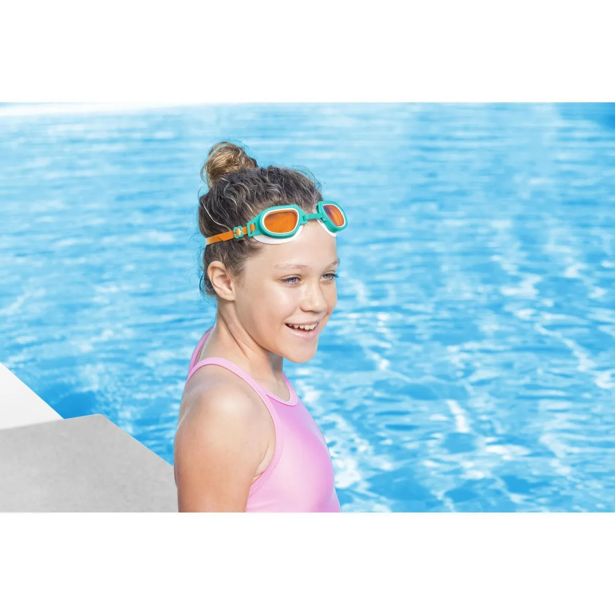 BESTWAY - Lentes Anteojos Natación Lil' Champ Niños 7+ Años Bestway