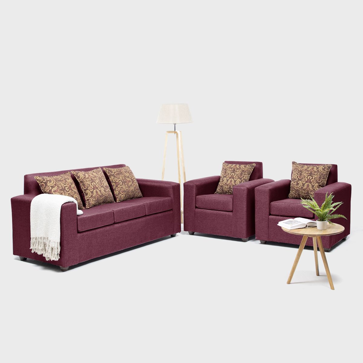 ALMORE - Juego de Living París 3-1-1 ALMORE