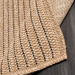 BAZHARS - Alfombra Yute 200X290 cm LAVABLE CRAFT 820305