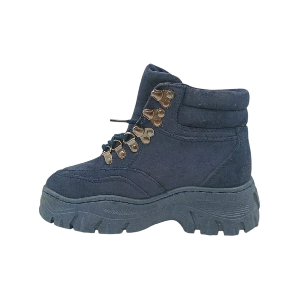 HERIEL - Zapatilla Azul Plataforma Mujer