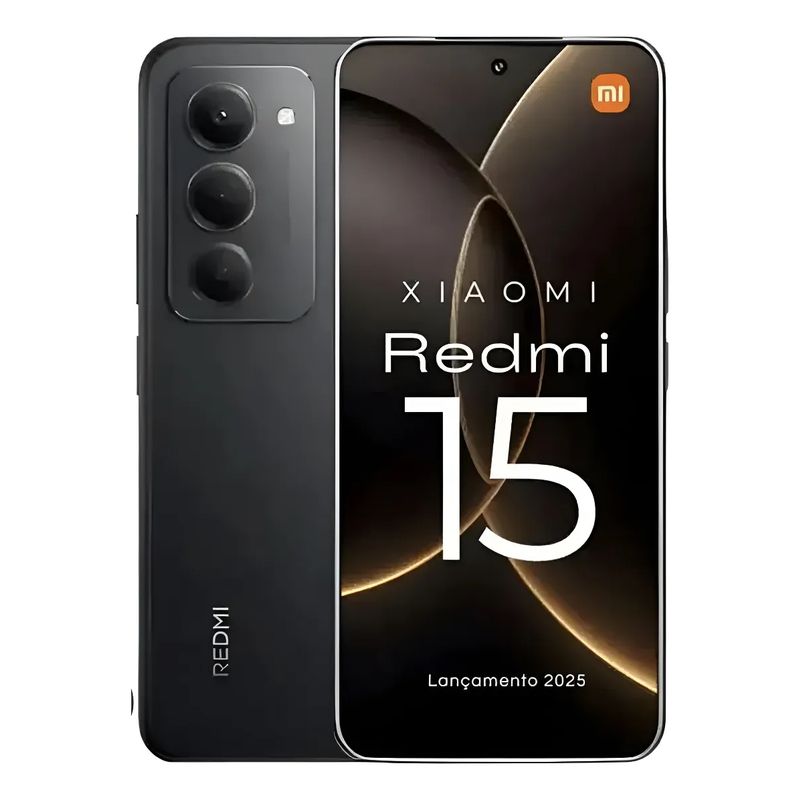 Xiaomi Redmi 15 5G ミッドナイトブラック 8GB/256GB XIAOMI Celular Xiaomi Redmi 15 5G 8gb Ram 256gb Rom Dual Sim Negro