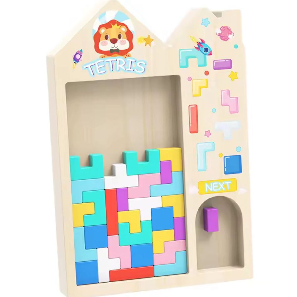 GENERICO - Rompecabezas Juego de Madera Educativo Infantil –  Bloques Encajables