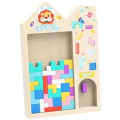 GENERICO - Rompecabezas Juego de Madera Educativo Infantil – Bloques Encajables