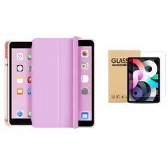GENERICO - Fundas iPad Más Lámina De Vidrio Para iPad Mini 6-7 A17Pro - Rosado