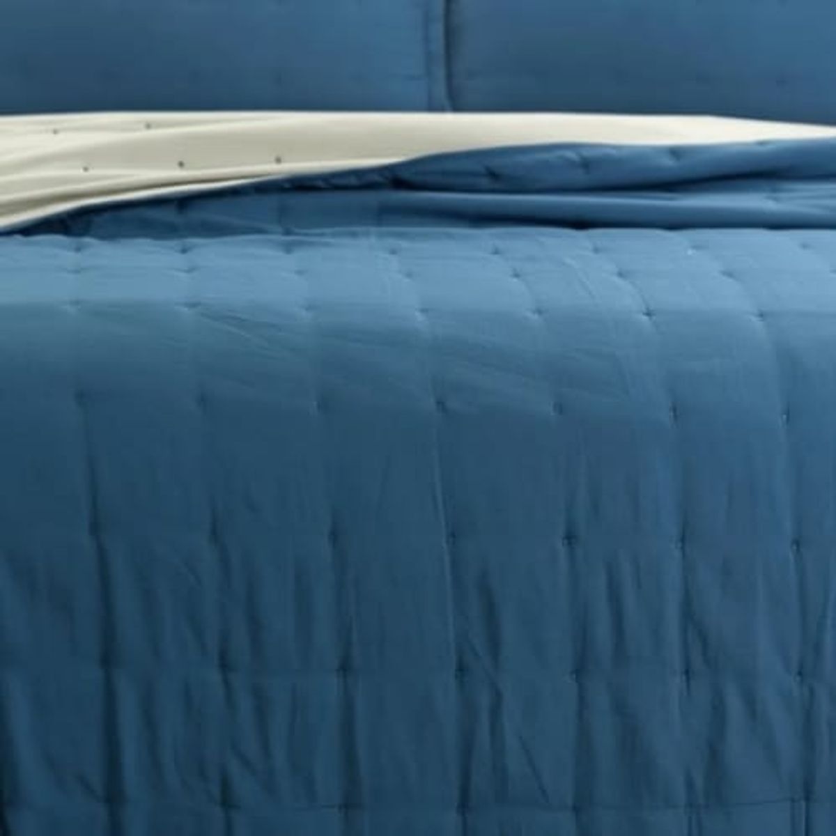 TODOHOGAR SANTIAGO DE CHILE - Cubrecama de algodón bordado 1.5 plazas