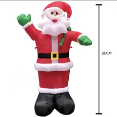 GENERICO - Viejito Pascuero Inflable - Navidad - Santa 180 cm
