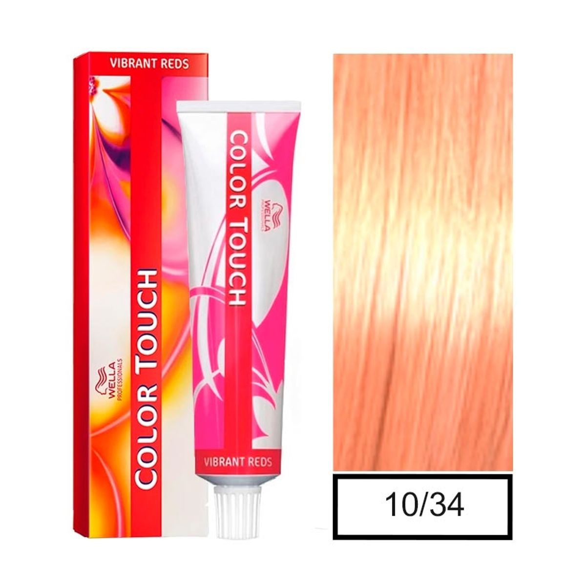 WELLA - Tinte Wella Color Touch 10.34 Rubio Super Claro Dorado Cobrizo 60ml