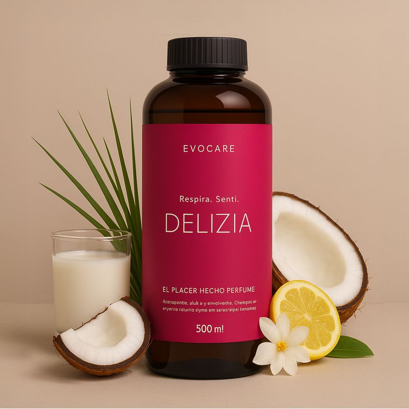 KINEGUN PRO - Aceite Esencial Difusor Eléctrico - Delizia Cocco 500 ml