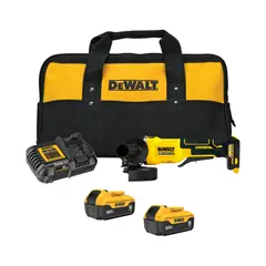 DEWALT - Kit Esmeril Angular 41/2 20v Car/Bat 5Ah Dcg408P2-b2